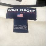 Ralph Lauren Polo Sport Nautical Preppy Cardigan Cream With Navy Piping Large Photo 6