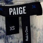 Paige  Women's Blue Floral Top Photo 2