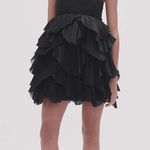 AJE. black ELSIE PLEAT MINI COCKTAIL PARTY DRESS size 8 Photo 0