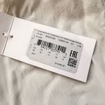 Hugo Boss BOSS  Women’s White Silk Top Tank Blouse Ruffles Neck & Sleeve NWT Sz 6 Photo 3