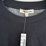Madewell  Puff Sleeve Sweatshirt Tee in Jet Black, Size Medium Photo 6