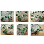 St Patricks Day Charm Bracelet Stretch Shamrocks Luck Leprechaun Hat Bee… Gold Photo 10