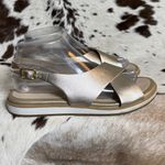 Cole Haan  Mira Sandal Gold Sandals Size 8.5 EUC B15 Photo 5