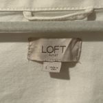 Loft white denim jean jacket Photo 2