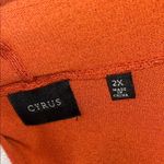 Cyrus  Orange Sleeveless Hooded Vest Photo 5