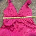 Peak Party Vibe Hot Pink Satin Tiered Tie Photo 14