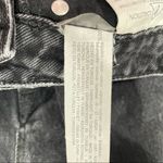 ZARA  Straight Leg High Waisted Raw Hem Black Jeans 0 Photo 11