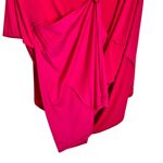 Jessica Howard Size 16 Midi Lined V-Neck Wrap Top Short Sleeve Dress Pink Photo 10
