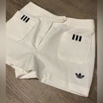 Adidas Cute  Women's White Tennis | Yoga Short Shorts Photo 1