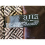 a.n.a  New Approach Cape Jacket Dark Brown Multicolor Coat Button Up Womens Sz M Photo 6