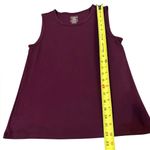 LL Bean Supima Cotton Cardigan and Tank Top Set Deep Purple Womens Medium Small Photo 11