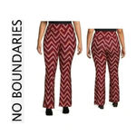 No Boundaries 🆕  Chevron Print Flared Leg Pants M🆕 Photo 1