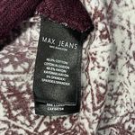 Max jeans Women's Top, 1X, Burgundy Photo 2