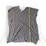 Garnet Hill  Linen Blend Poncho Shawl ‎ Italy Marled lagenlook Tunic  Gray Photo 7