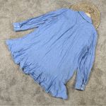 Tuckernuck NWOT Women’s Cotton Linen Chambray Callahan Shirt Dress in Blue XXL Photo 8