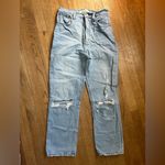 Abercrombie & Fitch Abercrombie Ultra High Rise Ankle Straight Jean Photo 4