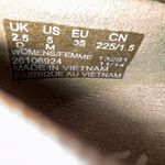 Clarks Vailee Pine Metallic Grey Pewter Bronze Mary Jane Ballet Flat Size 5 Photo 9