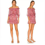 MISA Los Angeles Revolve Danae Dress in Washed Rose Lilac Pink Size Medium Photo 3