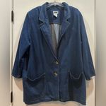 Vintage Gitano Women’s Denim Button Jacket Oversized Size 20W‎ Blue Photo 0
