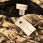  DRESS new ruched CAMO stretch Topshop ruched bandeau mini dress in brown Photo 6