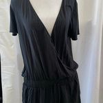 Victoria's Secret Women's  Black Wrap V-Neck Romper Size L Photo 0