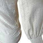 Nation Ltd Loren Smocked Peasant Tee White Small Neutral Minimalist Capsule Photo 14