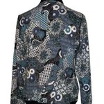 HBA Paisley Print Bomber Jacket with Pockets sz XL Photo 2