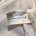 Wild Fable White Cropped Waffle Knit Thermal Long Sleeves Top •Size Small Photo 5