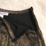 CREATURES OF COMFORT Bronze Metallic Mini Circle Skirt Skater Flared Large New‎ Gold Photo 4