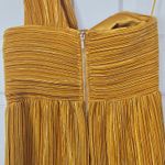 Alice McCALL  Dress Power Lady Pleated One‎ Shoulder Midi in Sunset Yellow Size 4 Photo 9