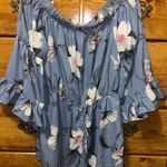 Blue Blush Romper Blush Blue Photo 1