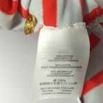 J.Crew  striped orange gold button XS Photo 3