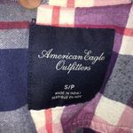 American Eagle  flannel button down plaid S cozy shirt Photo 2