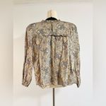 Anthropologie Let Me Be Maple Ruffled Blouse Romantic Fish Size 4 NWOT $138 Photo 2