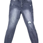 Kut From The Kloth  Connie High Rise Fab Ankle Skinny Black Denim Jeans Size 12 Photo 0
