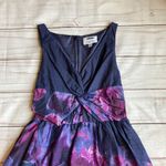 Lela Rose x Target Silk Purple Watercolor Floral Ballroom Hi-Lo Dress Size 10 Photo 6