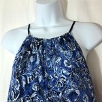 Lucky Brand Indigo Floral Maxi Dress Photo 4