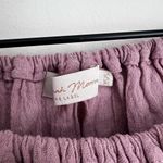 Savannah Morrow  the Label mauve crop top long sleeve gauze XS S Photo 3