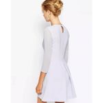 Ted Baker NAMOUR Pleated Dress Powder Blue Sheer Sleeves Minimalist Chic Ted 1 Photo 1