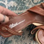 Blue Asphalt Y2k Shoes Womens Size 7.5 Wedge Sandals Espadrille Strappy Platform Brown Photo 10