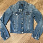 Kensie Jeans Short Denim Jacket Stretch Button Flap Pockets Women’s Size XS Photo 5