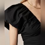 J.Crew women Collection Cecily dress cotton poplin short sleeve black Sz 16 NWT Photo 1