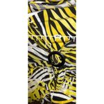 Multiples 306-008  Womens Top Size 3X Yellow Tropical Mesh‎ Overlay Blouse Shirt Photo 6