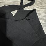 UNIQ Elegant Black Wide Leg V Neck Sleeveless Jumpsuit Women Large Photo 7