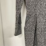 Isabel Marant Etoile  Grey Marled Knit Long Sleeve Mini Dress Womens 2 Preppy Photo 4