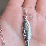 Handmade fully stainless steel fish boho funky chic necklace🌀🐟 Photo 2