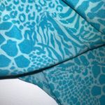 Kyodan Outdoor Skort Dress Romper Sleeveless Turquoise Animal Print Size S Photo 8