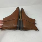Lands End Womens Size 9 Brown Leather Classic Chelsea Boot Preppy Photo 7