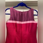 VTG '90s Victoria Holley Silk Pink & Purple Colorblock Mini Shift Dress Photo 6