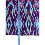 Athleta Sleeveless Ikat Print Dress Medium Soft Modal Stretch Knit Travel Dress Photo 5